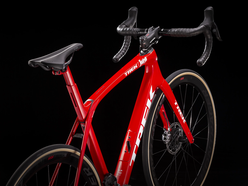 Trek Domane SLR 9 eTap Race Bike in Red-10