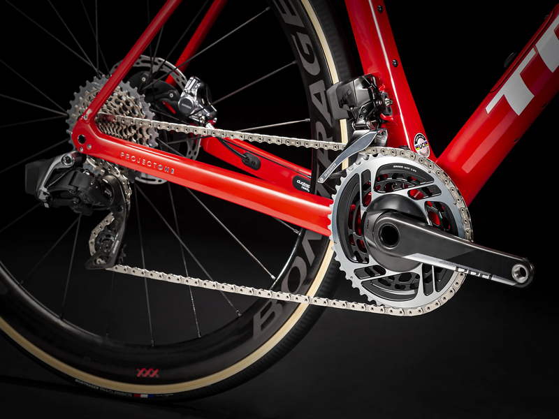 Trek Domane SLR 9 eTap Race Bike in Red-3