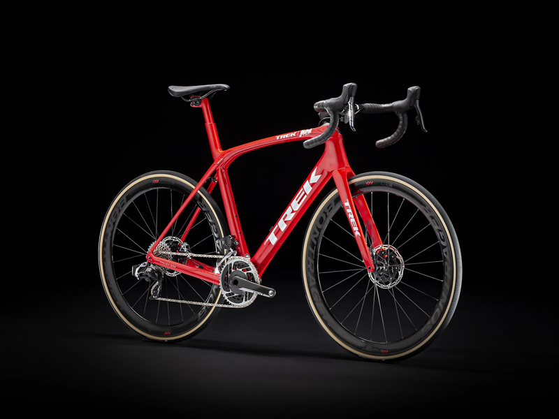 Trek Domane SLR 9 eTap Race Bike in Red-11