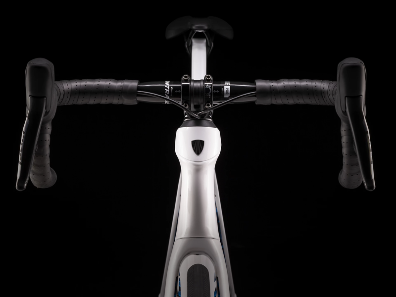 Trek Domane SLR 9 eTap Race Bike in White-6