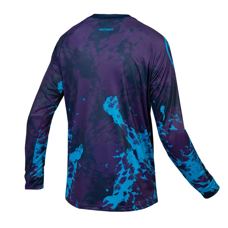 Endura MT500 Animo Long Sleeve Jersey in Purple-1