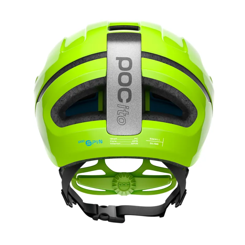 POC POCito Omne SPIN Kids Helmet in Green-3