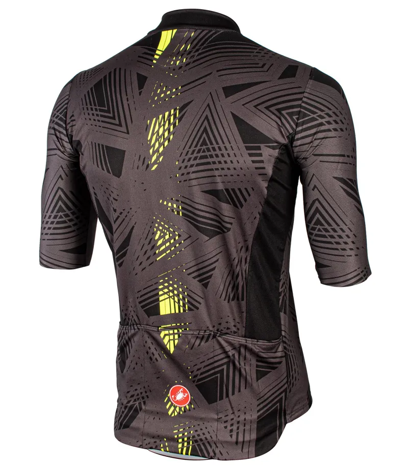 Castelli Montagna Squadra Full Zip Mens Jersey in Black-1