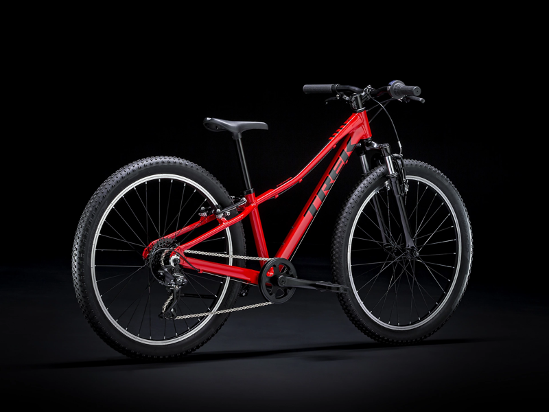 2022 Trek Precaliber 24 8-Speed Hybrid Boys Kids Bike in Red-7