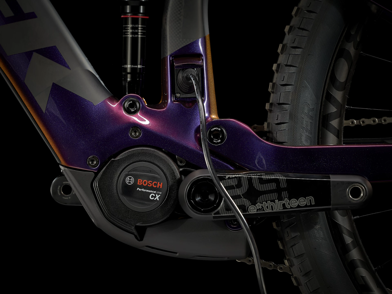2021 Trek Rail 9.9 XTR Electric Mountain Bike in Purple-9