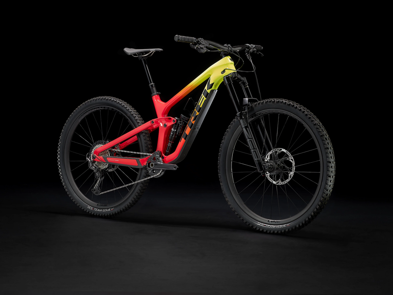 2022 Trek Slash 9.8 XT Carbon Mountain Bike in Coral to Yellow-1