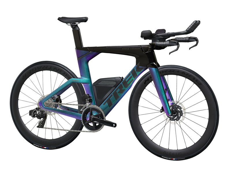 2022 Trek Speed Concept SLR 6 eTap Race Bike in Emerald Iris/Black