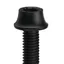 Token Alloy Bottle Cage Bolts in Black