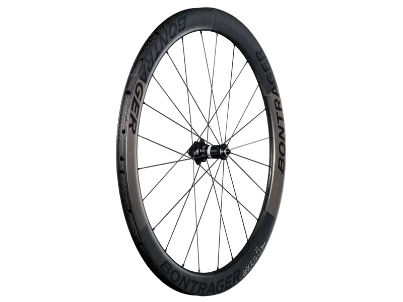 Bontrager Aeolus 5 Disc Tubular Carbon Road Wheel in Black