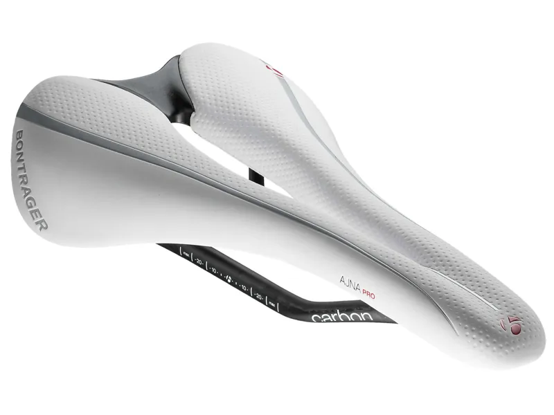 Bontrager Ajna Pro Carbon Womens Cycling Saddle in White