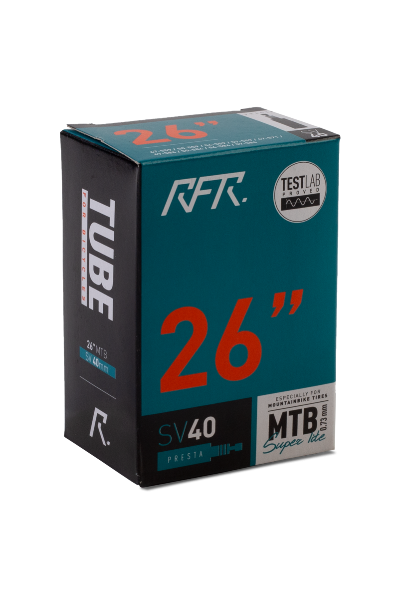 RFR MTB SV 40mm 26in Super Lite 0.73mm Inner Tube in Black