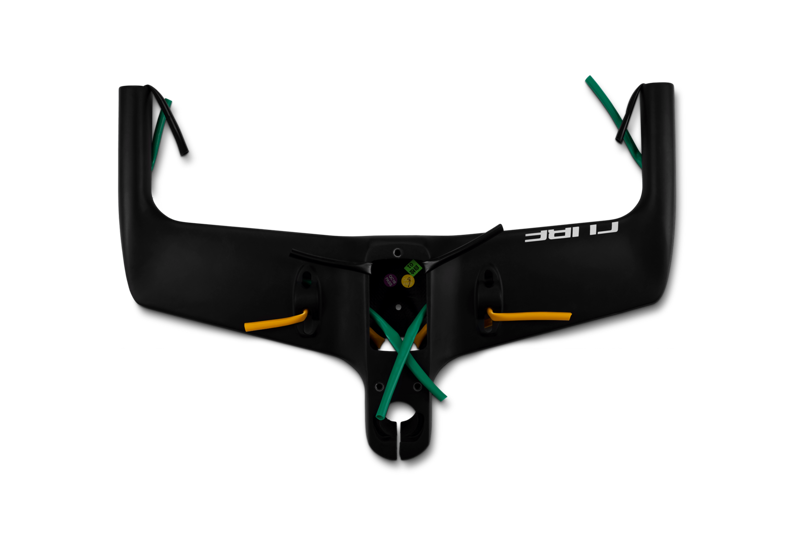 2020 Cube Aero Aerium C:68 Carbon Basebar Low W/Stem in Black