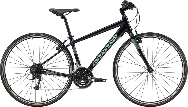 2019 Cannondale Quick 6 Womens Flat Bar Hybrid Bike in Blue
