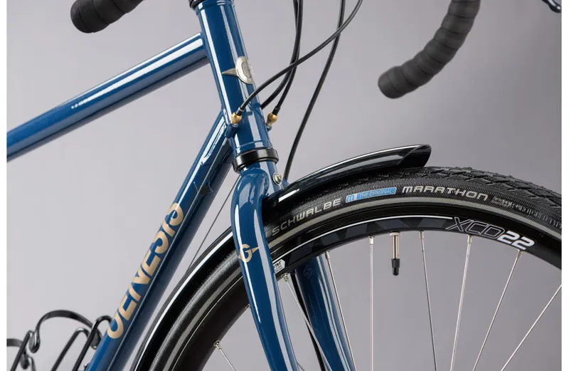 2021 Genesis Tour De Fer 10 Steel Touring Bike in Blue-3