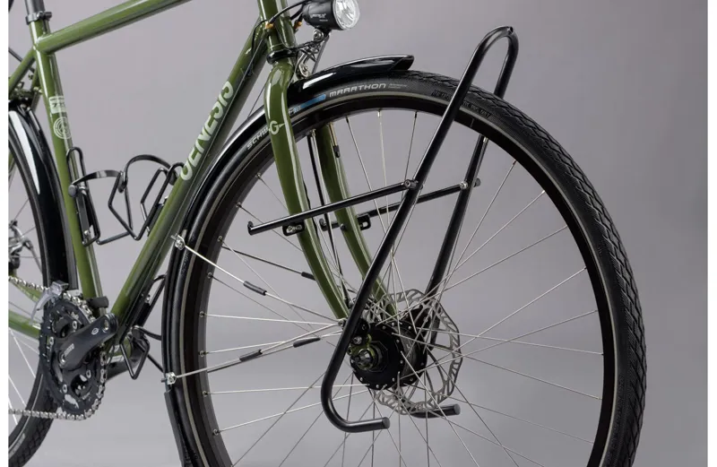 2021 Genesis Tour De Fer 20 Steel Flat Bar Touring Bike in Green-4