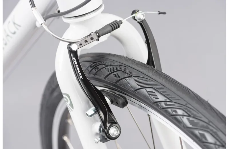 2021 Ridgeback Motion Open Frame Hybrid Bike in White-5