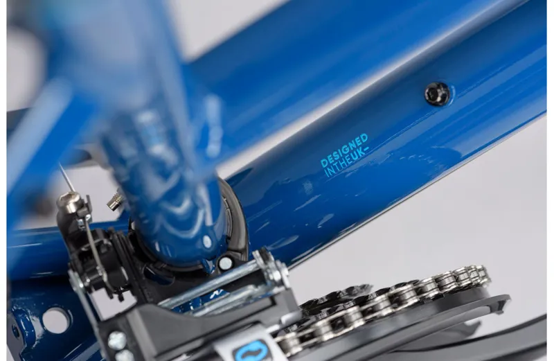 2021 Ridgeback Velocity Open Frame Hybrid Bike in Blue-9