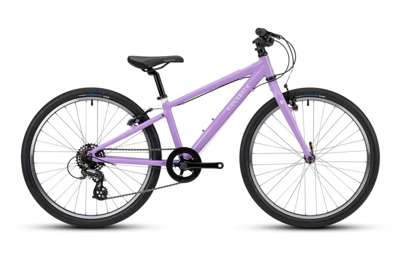 2021 Ridgeback Dimension 24 Kids Bike in Purple