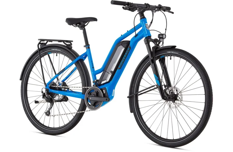 2021 Ridgeback Arcus 2 Open Frame Electric Hybrid Bike in Blue-1