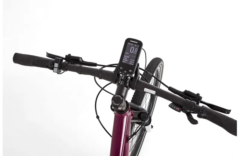 2021 Ridgeback X2 Open Frame Electric Hybrid Bike in Purple-2