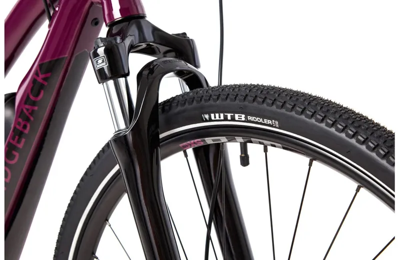 2021 Ridgeback X2 Open Frame Electric Hybrid Bike in Purple-3