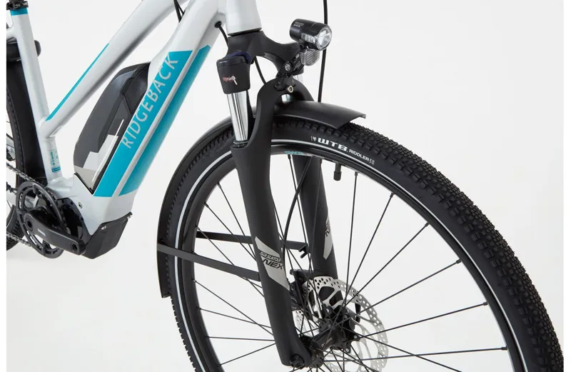 2021 Ridgeback X3 Open Frame Electric Hybrid Bike in Silver-4