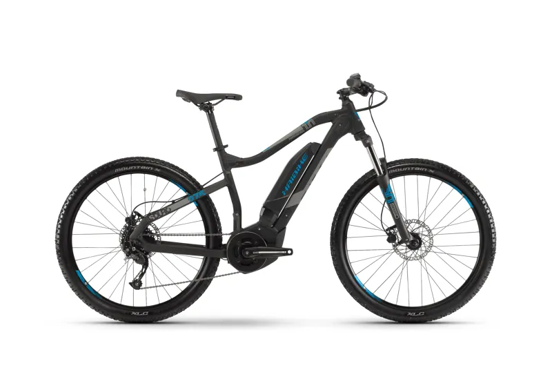 2019 Haibike Sduro Hardseven 1.0 Mens Electric Mountain Bike in Black