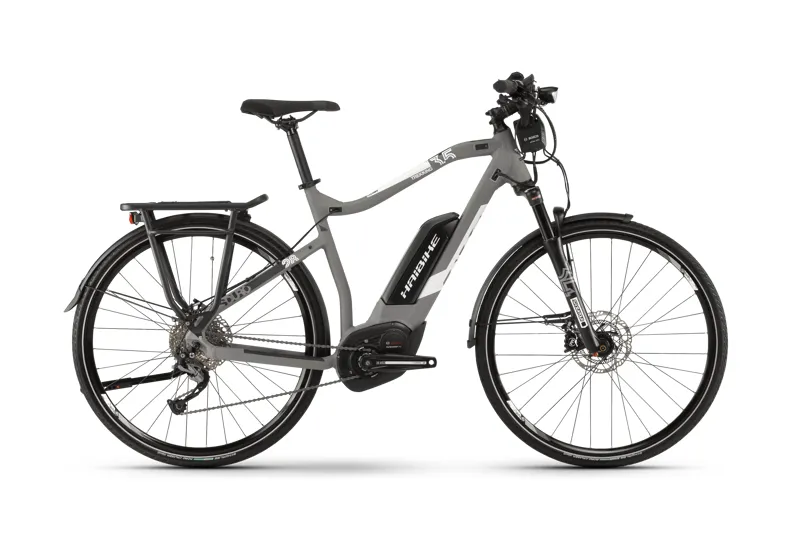 2019 Haibike Sduro Trekking 3.5 Mens Electric Hybrid Bike in Grey