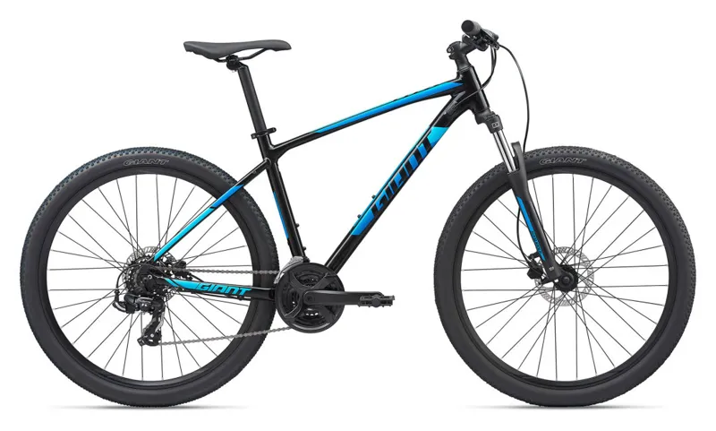 2020 Giant ATX 2 26 Hardtail Mountain Bike in Black