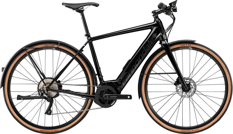 2019 Cannondale Quick Neo Mens Electric Hybrid Bike in Grey
