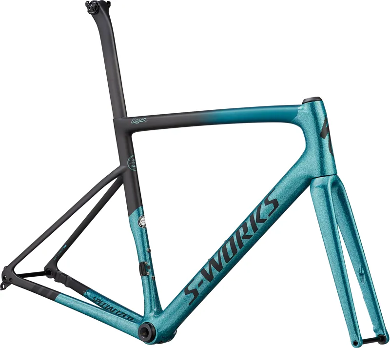 2019 Specialized S-Works Tarmac Disc Carbon Sagan Frameset in Green