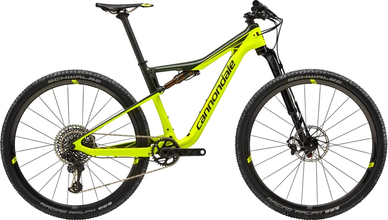 2019 Cannondale Scalpel Si WC Mens HM Carbon FS Mountain Bike in Yellow