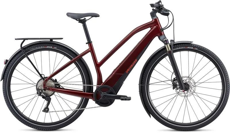 2020 Specialized Turbo Vado 4.0 Electric Hybrid Step-Thru in Red